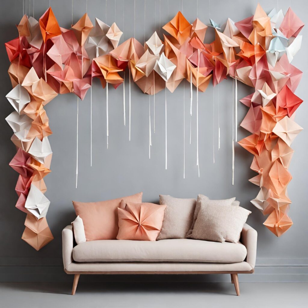Hanging Origami Backdrop